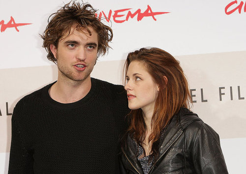Robert Pattinson and Kristen Stewart attended a photocall at the Rome International Film Festival in October 2008.
Robert Pattinson and Kristen Stewart attended a photocall at the Rome International Film Festival in October 2008.
