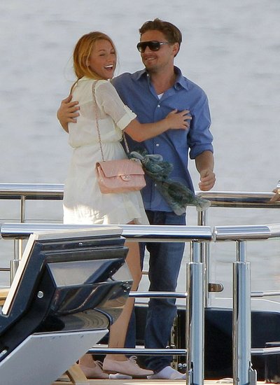 Leonardo DiCaprio and Blake Lively got cozy on Steven Spielberg's yacht in Cannes in May 2011.
Leonardo DiCaprio and Blake Lively got cozy on Steven Spielberg's yacht in Cannes in May 2011.