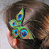 Peacock Hair Accessory From Etsy