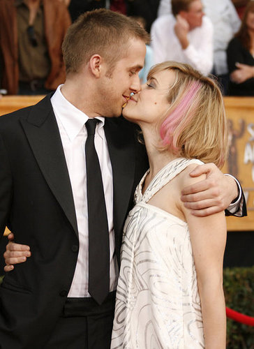 Rachel and Ryan kissed on the red carpet at the SAG Awards in 2007.
Rachel and Ryan kissed on the red carpet at the SAG Awards in 2007.