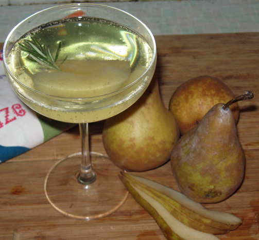 Rosemary Pear Sparkler Rosemary Pear Sparkler