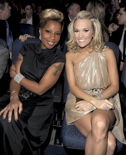 Mary J. Blige and Carrie Underwood sat pretty together in 2009.
Mary J. Blige and Carrie Underwood sat pretty together in 2009.
