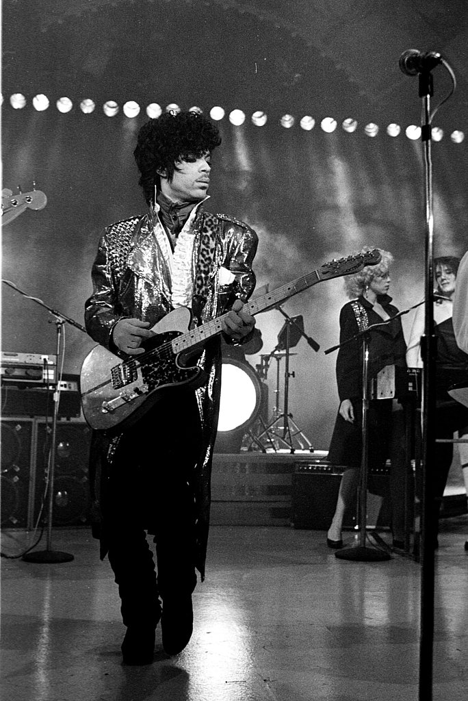 Prince performed in 1983.
Prince performed in 1983.