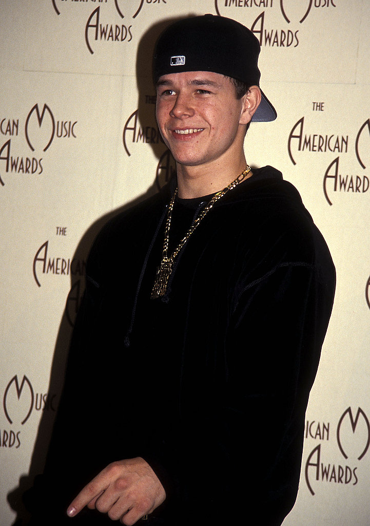 Mark Wahlberg posed backstage in 1992.
Mark Wahlberg posed backstage in 1992.
