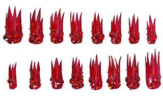 Lady Gaga's Holiday Press-On Nails