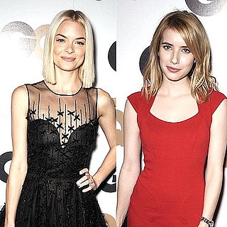 Jessica Biel, Emma Roberts at GQ Men of the Year Party