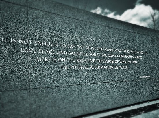 The MLK Monument - Washington DC