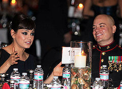 Mila Kunis Attends Marine Corps Ball