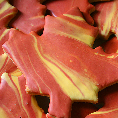Fall Leaf Iced Cookies Fall Leaf Iced Cookies