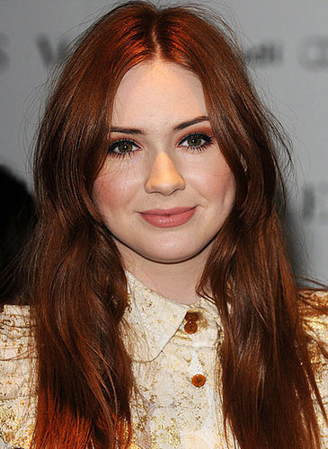 Karen Gillan Matches Her Copper Eye Makeup to Her Hair!