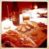 meat platter & beer @ Fat Angel