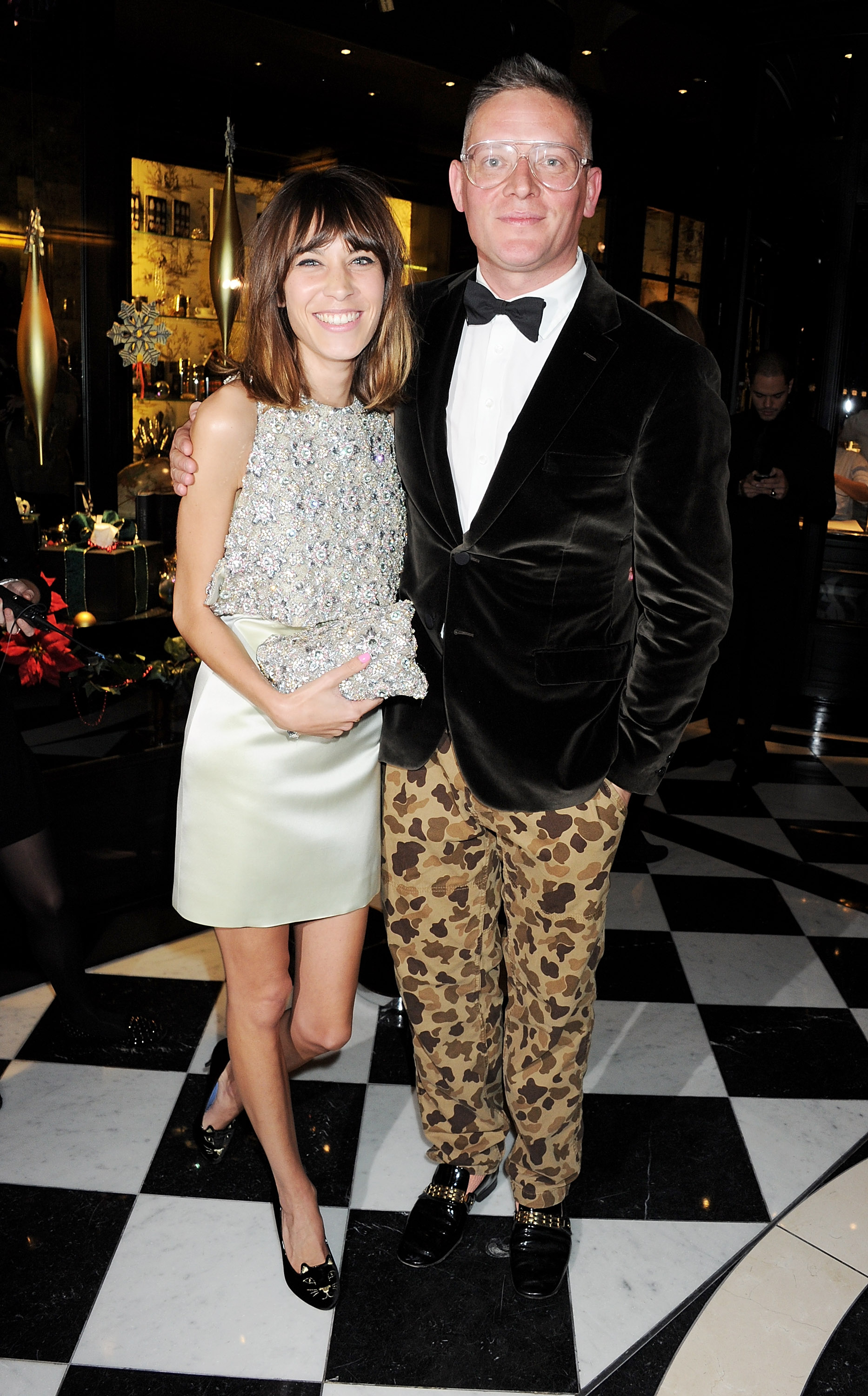 Alexa Chung and Giles Deacon Alexa Chung and Giles Deacon