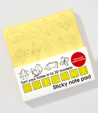 Origami Sticky Note Pad  
