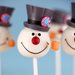 Frosty the Snowman Cake Pops