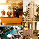 Jennifer Aniston and Justin Theroux Sunset Tower Hotel