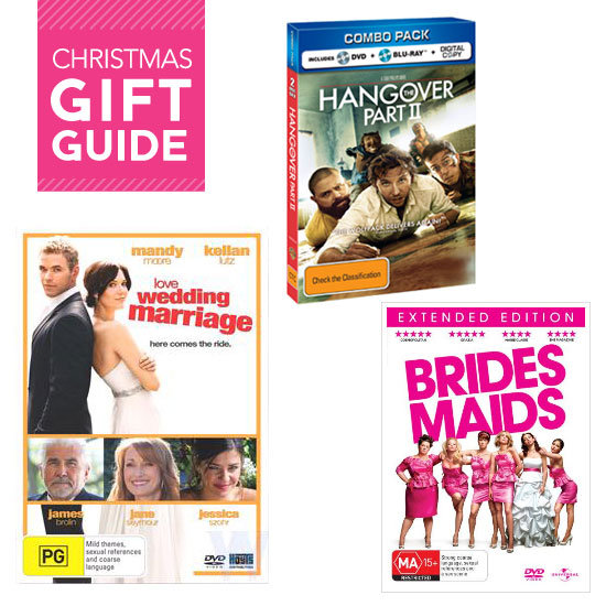 Christmas Gift Ideas: Wedding Movies Including Bridesmaids, The Hangover 2 and More! Christmas Gift Ideas: Wedding Movies Including Bridesmaids, The Hangover 2 and More!