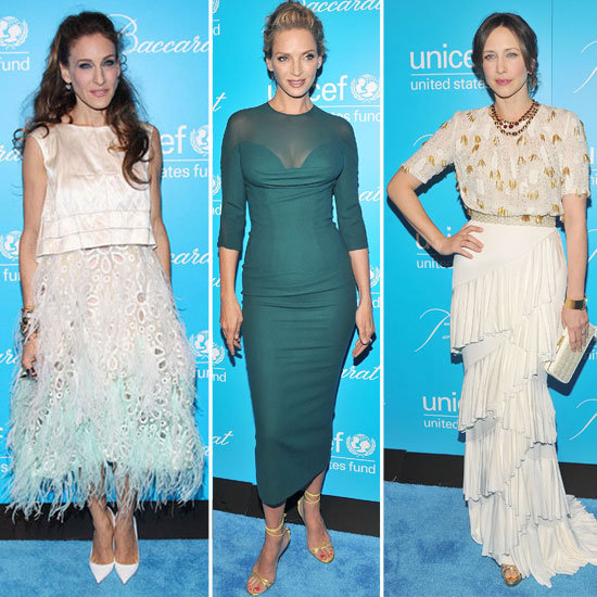 Pictures of Celebrities at the UNICEF Snowflake Ball in New York including Sarah Jessica Park, Uma Thurman and more! Pictures of Celebrities at the UNICEF Snowflake Ball in New York including Sarah Jessica Park, Uma Thurman and more!