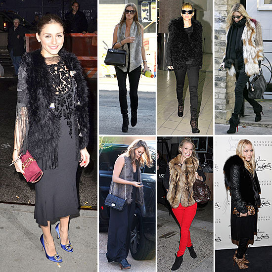 7 Days, 7 Ways: How Celebs Rock Their Furry Winter Vests and Coats 7 Days, 7 Ways: How Celebs Rock Their Furry Winter Vests and Coats