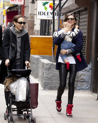 Adding Isabel Marant kicks to a pair of leather leggings makes this an undeniably cool bit of street style.
Adding Isabel Marant kicks to a pair of leather leggings makes this an undeniably cool bit of street style.