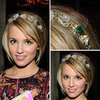 Pictures of Dianna Agron's Hair and Headband at the Nylon Magazine January Launch Party