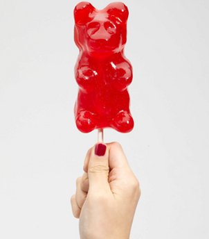 Giant Gummi Bear on a Stick Giant Gummi Bear on a Stick
