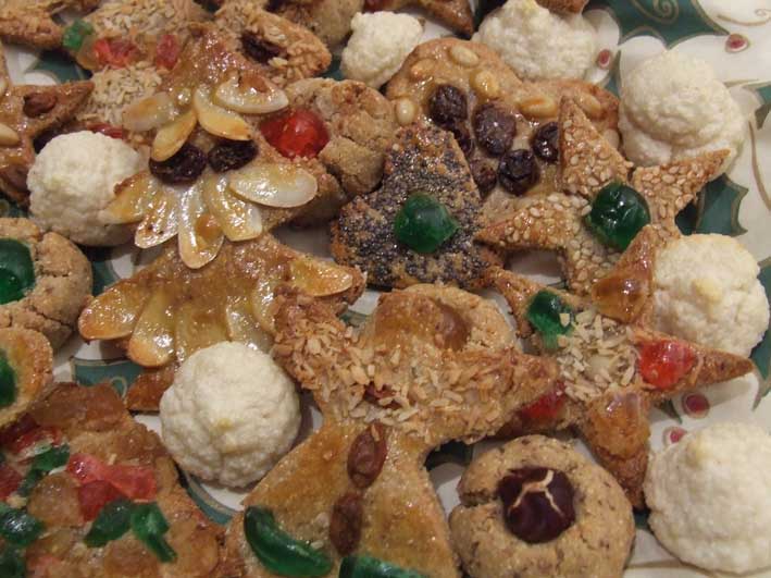 Christmas Sour Cream Cookie cutter Cookies with Stevia (Sugar