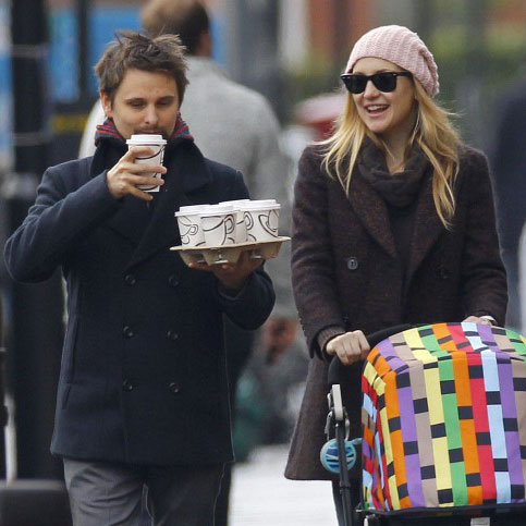 Kate and Matthew chatted during their early morning walk through London.
Kate and Matthew chatted during their early morning walk through London.