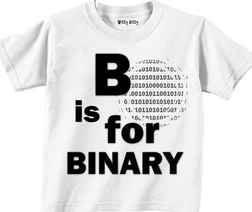 B Is For Binary Onesie B Is For Binary Onesie