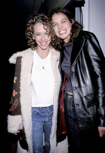 Katie Holmes rang in the new year with Jennifer Love Hewitt at MTV's New Year's Eve party in January 1999.
Katie Holmes rang in the new year with Jennifer Love Hewitt at MTV's New Year's Eve party in January 1999.