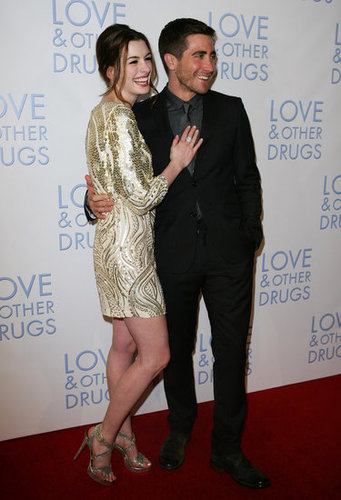Jake Gyllenhaal and his Love and Other Drugs costar Anne Hathaway posed together in Sydney, Australia in December 2010.
Jake Gyllenhaal and his Love and Other Drugs costar Anne Hathaway posed together in Sydney, Australia in December 2010.