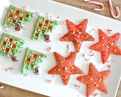 Christmas Pancakes and Waffles Christmas Pancakes and Waffles