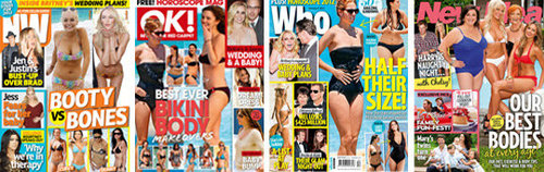 NW, Who, New Idea and OK! Magazine All Zone in on Bikini Bodies for 2012: Which Will You Choose?