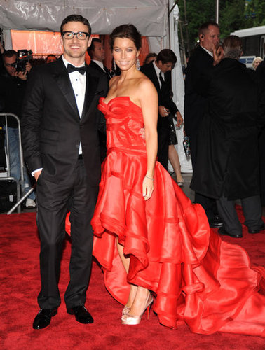 Jessica Biel and Justin Timberlake were a stunning pair at the 2009 Met Ball.
Jessica Biel and Justin Timberlake were a stunning pair at the 2009 Met Ball.