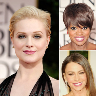 Mauve Lipstick at the Golden Globes 2012