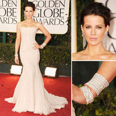 Kate Beckinsale in Roberto Cavalli at Golden Globes 2012 Kate Beckinsale in Roberto Cavalli at Golden Globes 2012