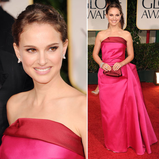 Natalie Portman at Golden Globes 2012