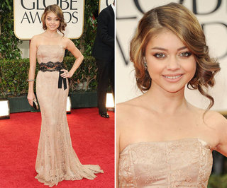 Sarah Hyland in Dolce & Gabbana at Golden Globes 2012