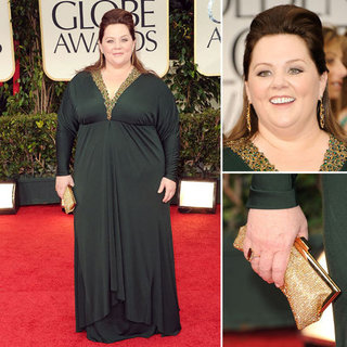 Melissa McCarthy at Golden Globes 2012