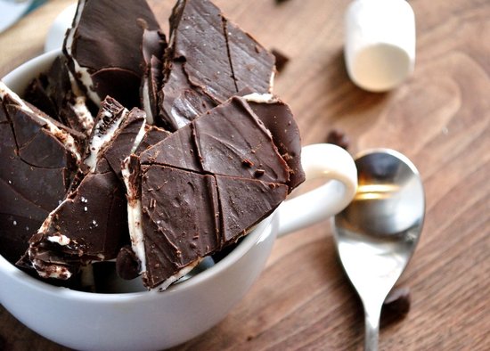 Tipsy Mexican Hot Chocolate Bark