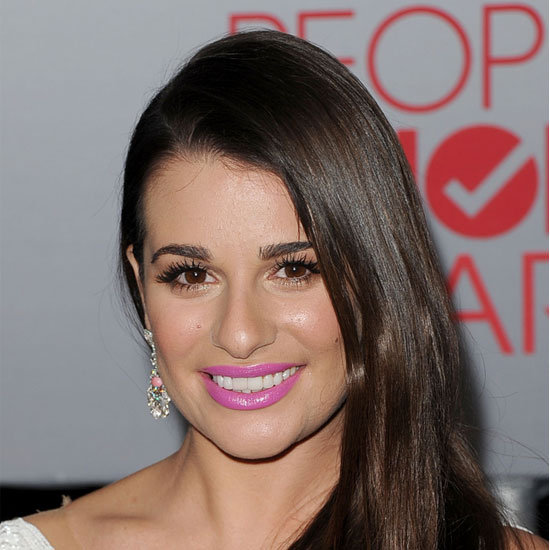Lea Michele's Valentine-Pink Lipstick Lea Michele's Valentine-Pink Lipstick