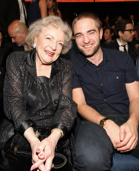 Betty White and Robert Pattinson