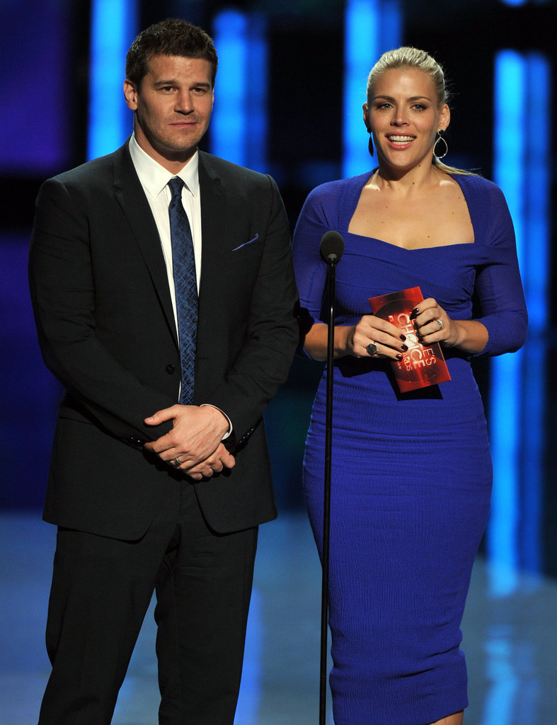David Boreanaz and Busy Philipps David Boreanaz and Busy Philipps