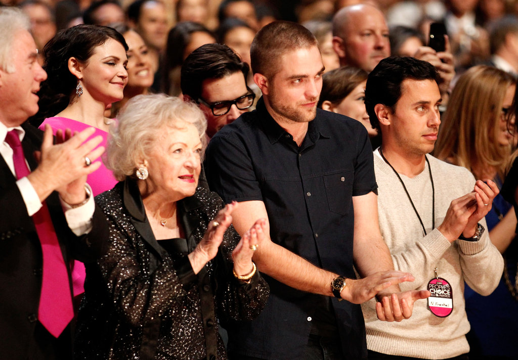 Betty White and Robert Pattinson Betty White and Robert Pattinson