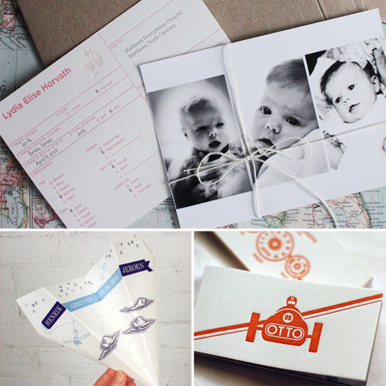 Creative Custom Birth Announcements