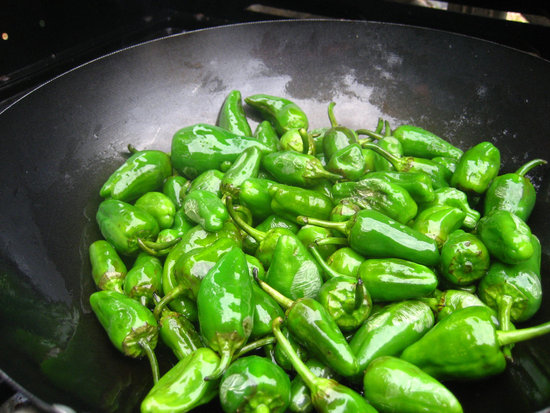 Padrón peppers Padrón peppers