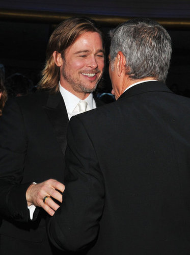 Brad Pitt and George Clooney Brad Pitt and George Clooney