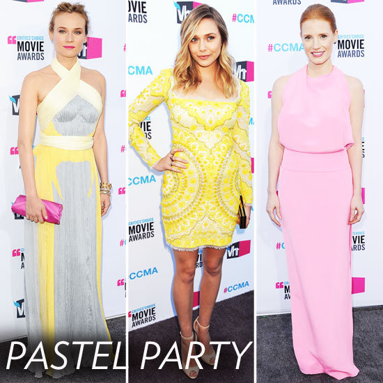 Critics' Choice Awards Trendspotting: Pastel Pop Critics' Choice Awards Trendspotting: Pastel Pop