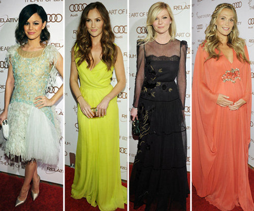 Rachel Bilson and Kirsten Dunst Art of Elysium Heaven Gala