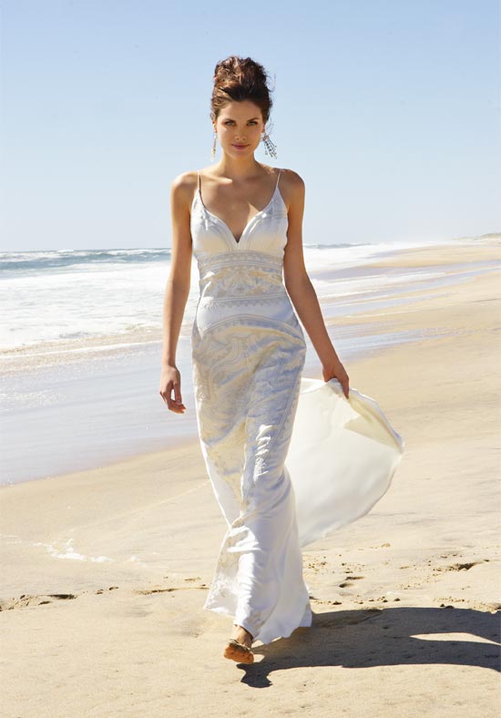 The trend for beach wedding dresses or any wedding dress for that matter 