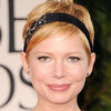 Michelle Williams' 2012 Golden Globes Hair and Makeup Look